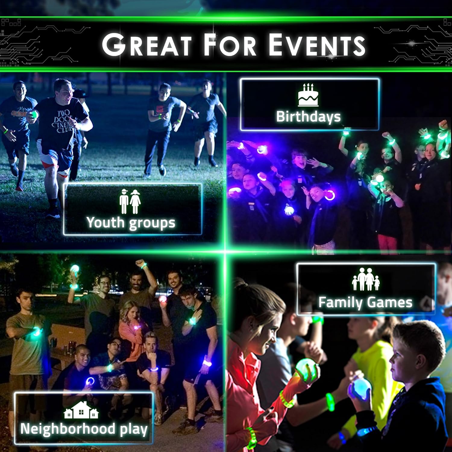 Redux: The Original Glow in The Dark Capture the Flag Game | Ages 8+ | Outdoor Games for Kids and Teens | Birthday Gift | Party Games for Kids 8-12+ | Alternative to Laser Tag Guns and Flag Football - Image 5