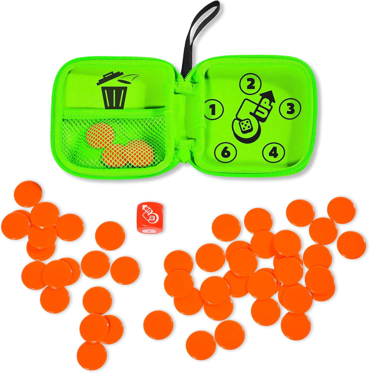 TOMY Games 5 Up - Addictive Travel Game - Fun Family Game for Kids and Adults - 2-4 Player - Push Your Luck Dice Games - For 5+ Year Olds - Family Trips and Birthday Gifts Idea