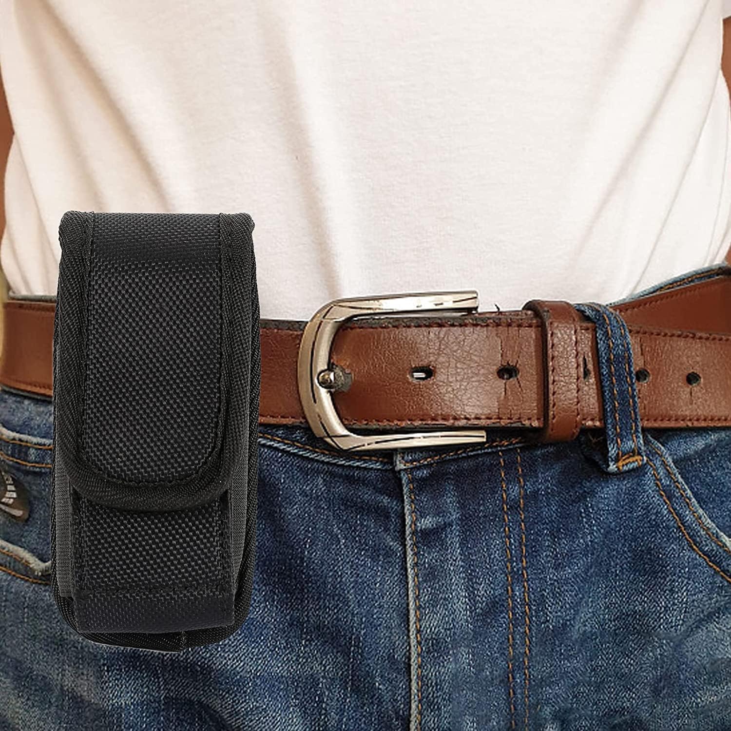 Multitool Sheath,Multitool Sheath for Belt, EDC Pouch for Pens, Flashlights, Folding Knives, 5" Tactical Organizer for Multitools, Pocket Knife Holder, Tool Belt Pouch, Unusual Gifts for Men Dad Him - Image 7