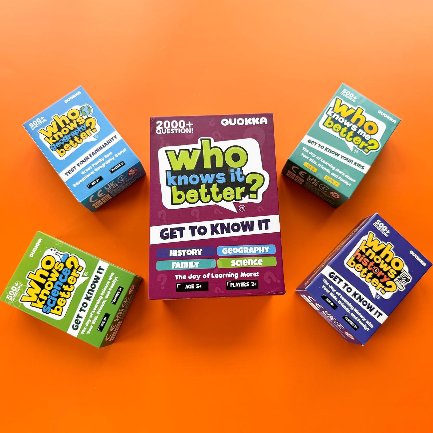 Card Games For Kids - Board Games for 5 - 8 Year Olds - Who Knows Me Better? - Kids & Family Card Quiz by QUOKKA - Fun & Educational Questions for Children & Families - Image 8