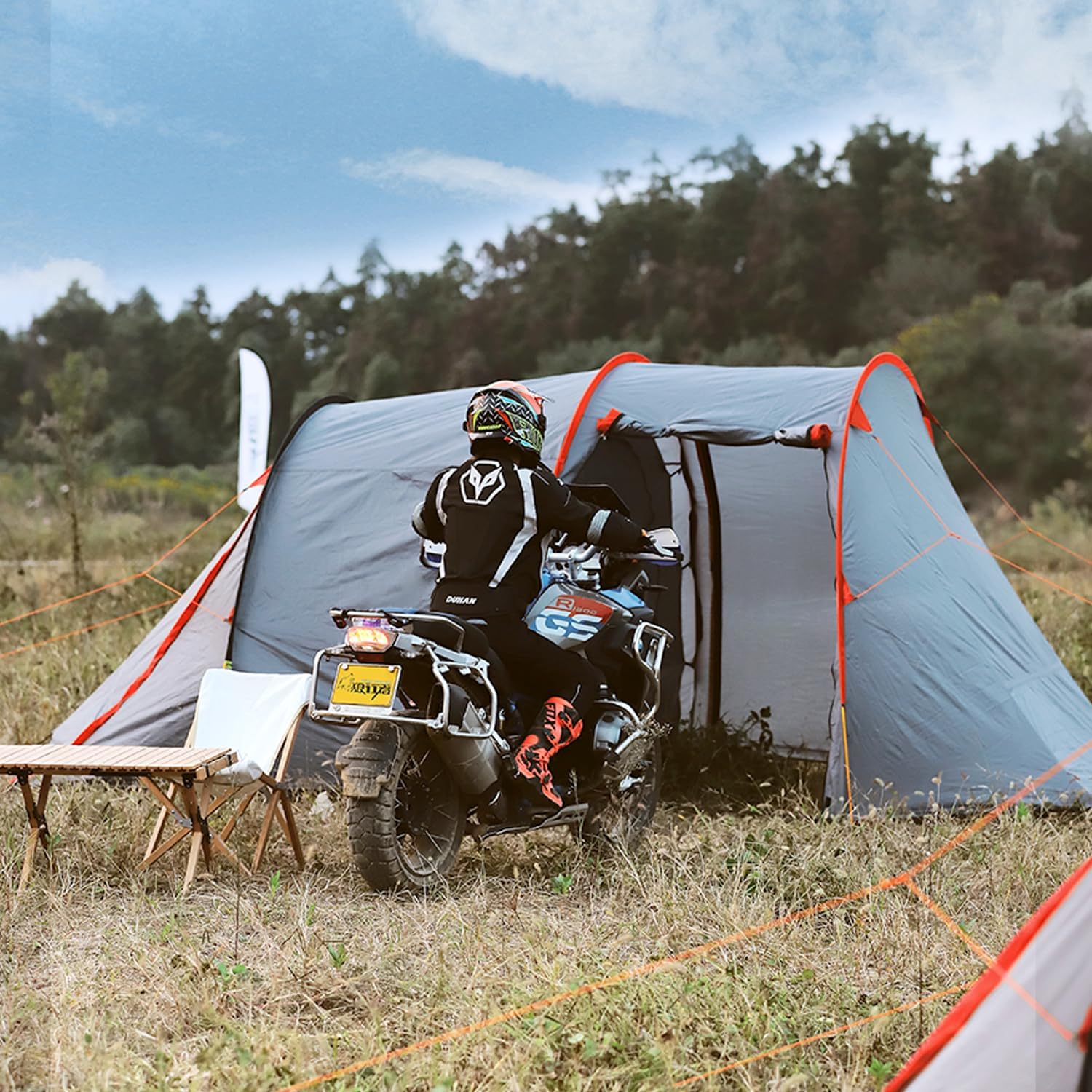 2-Person Camping Tent, Waterproof, Instant Family Tent, Lightweight, for Backpacking, Hiking, Easy Setup - Image 2