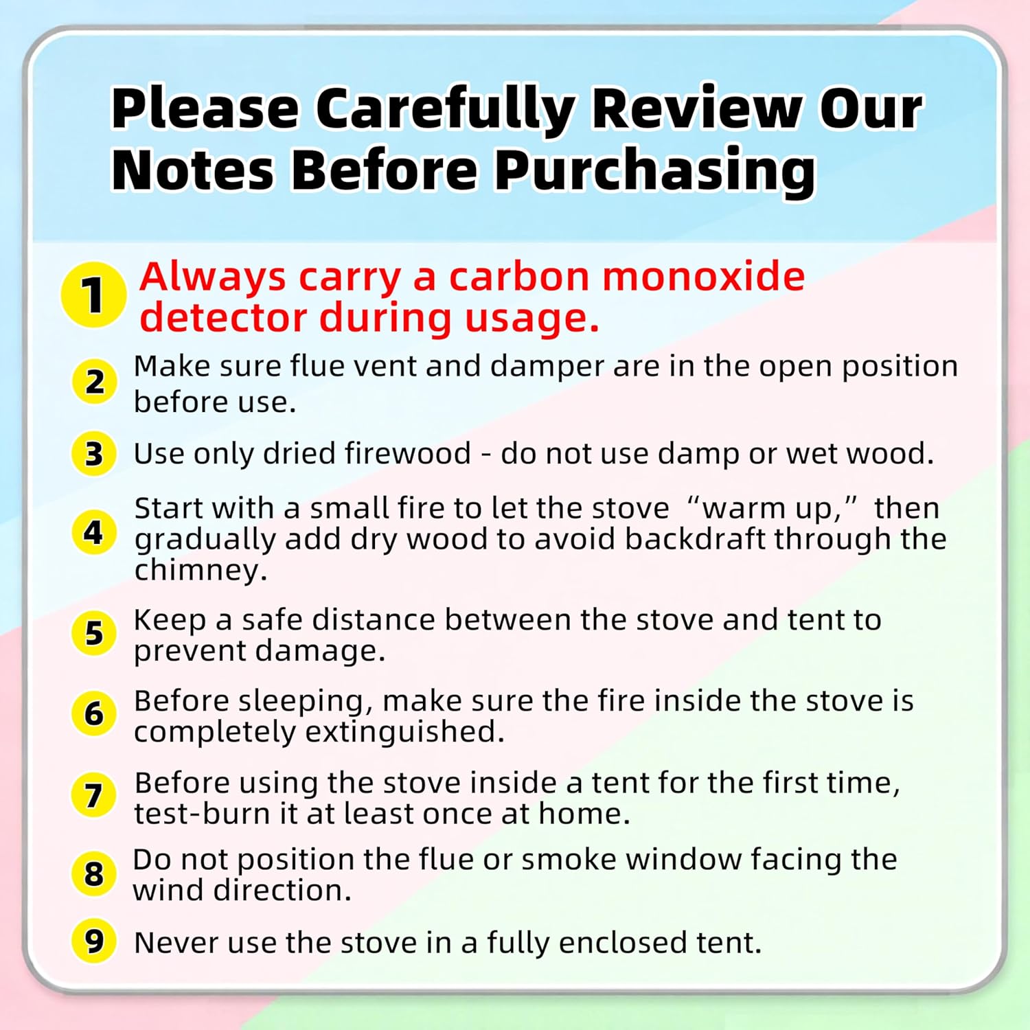 UNHO Camping Tent Stove: Portable Wood Burning Stove Stainless Steel Outdoor Cooking Heater Log Burner with 7 Chimney Pipes for Tent Shelter Garden Silver - Image 7