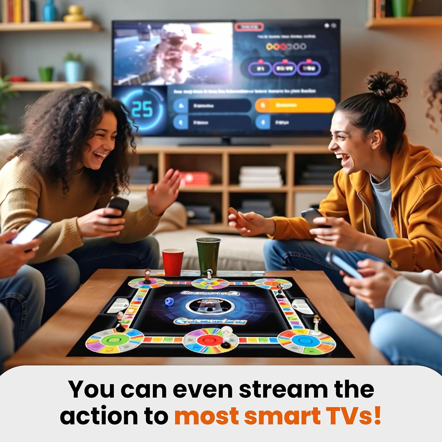 Outsmarted - The App-Connected TV Quiz-Show Board Game | Kids, Teens & Adults | Next-Level Game Night For Family & Friends | 2–24 Players | Age 8+ | 10,000+ Questions | 2025 Edition - Image 6
