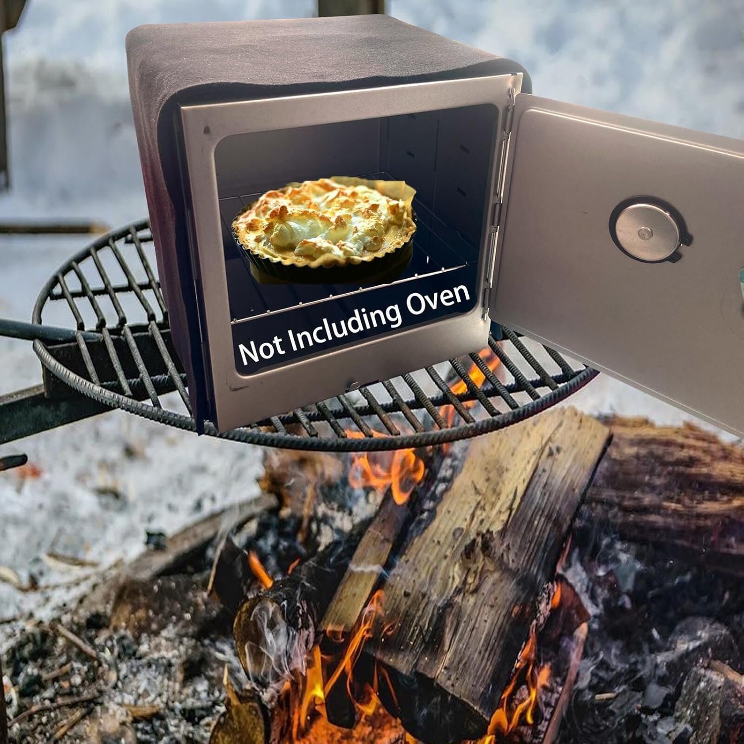 Thermal Insulated Camping Oven Cover Insulation Blanket Cover for Foldable Camp Oven- Quickly Heats Up and Maintains Temperature - Image 2