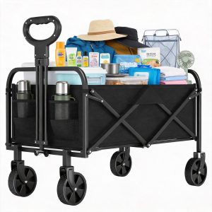 Folding Collapsible Wagon Trolley,H...