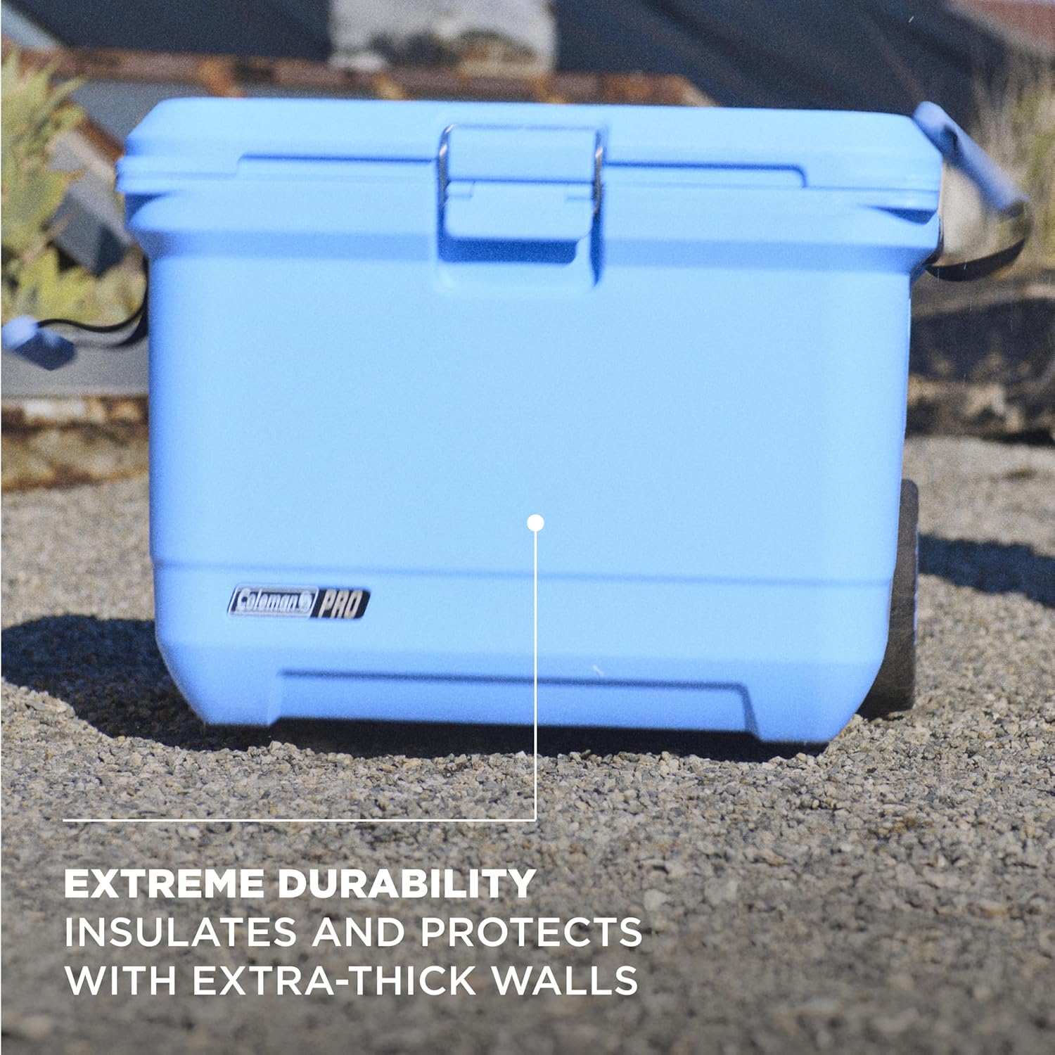 Coleman PRO Heavy-Duty Insulated Hard Cooler with handles | large capacity | Keeps Ice for up to 4 Days | Full foam insulation | Large Durable Portable Cool Ice Box for Rugged Outdoor Use & Jobsites - Image 2