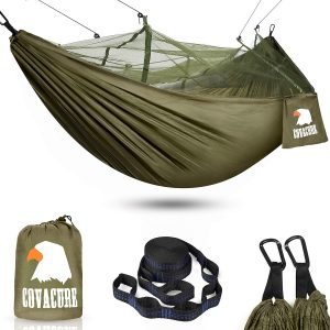 COVACURE Camping Hammock with Mosqu...