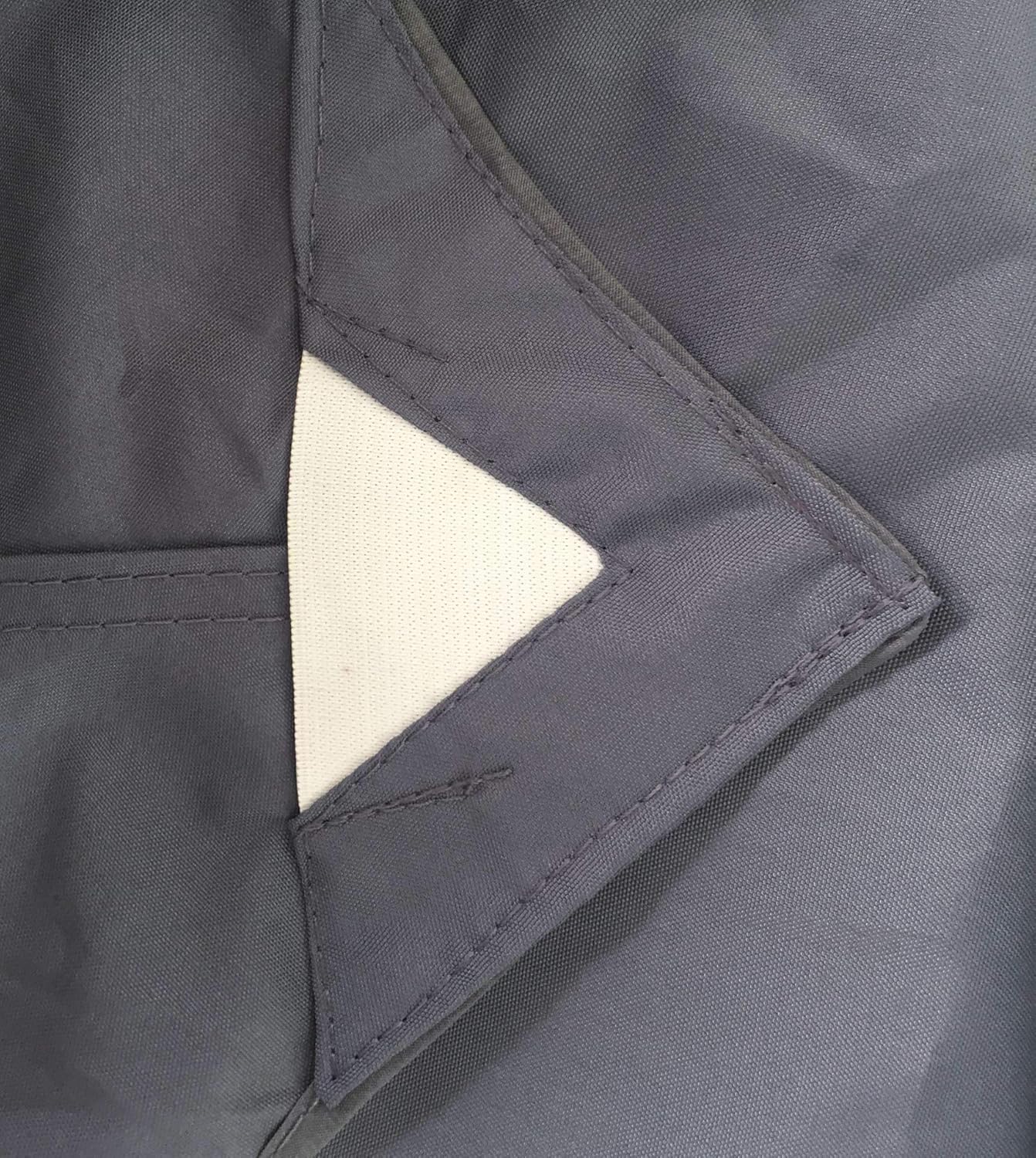 QUICK STAR Replacement Roof for Garden Gazebo 3x3m Gray - Image 9