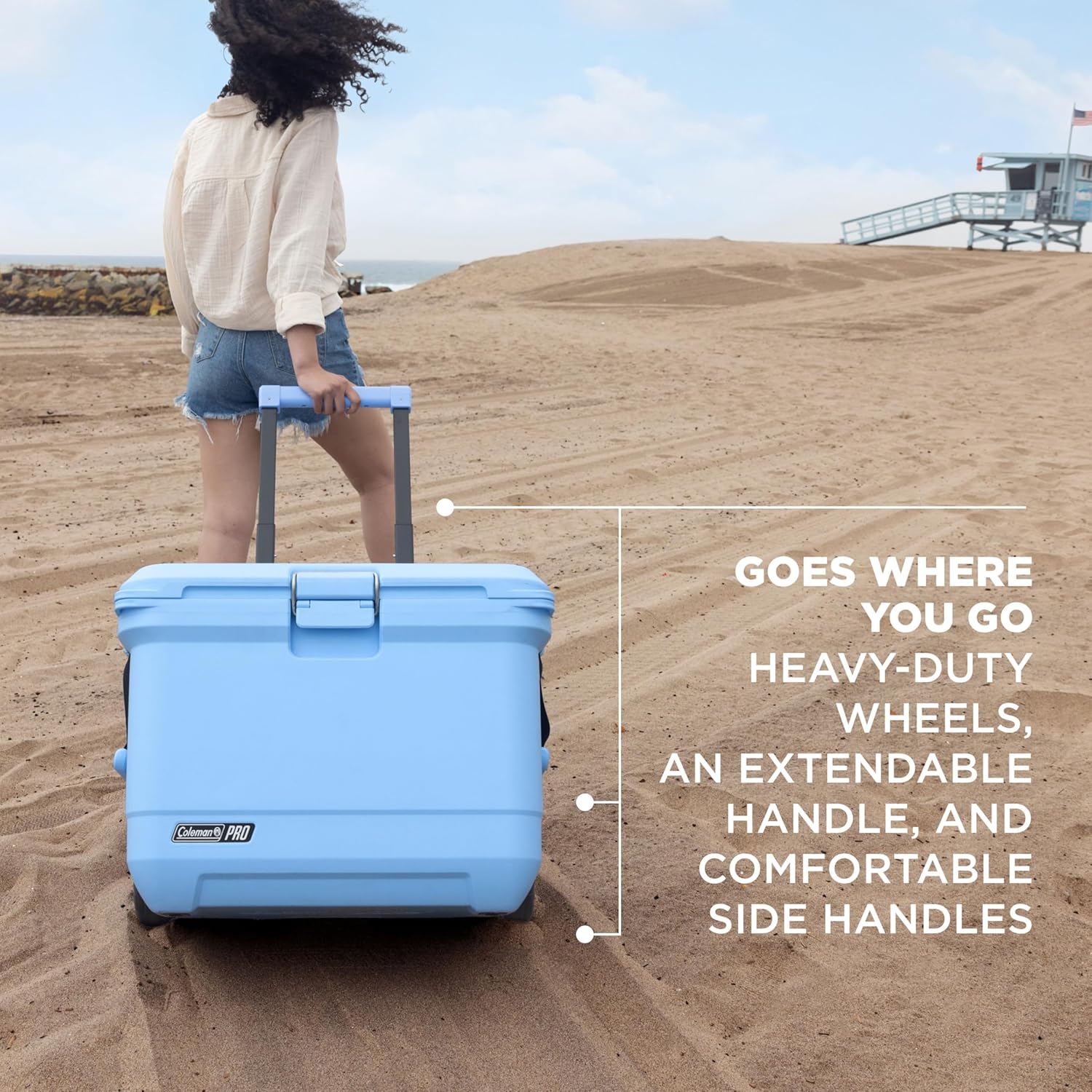 Coleman PRO Heavy-Duty Insulated Hard Cooler with handles | large capacity | Keeps Ice for up to 4 Days | Full foam insulation | Large Durable Portable Cool Ice Box for Rugged Outdoor Use & Jobsites - Image 5