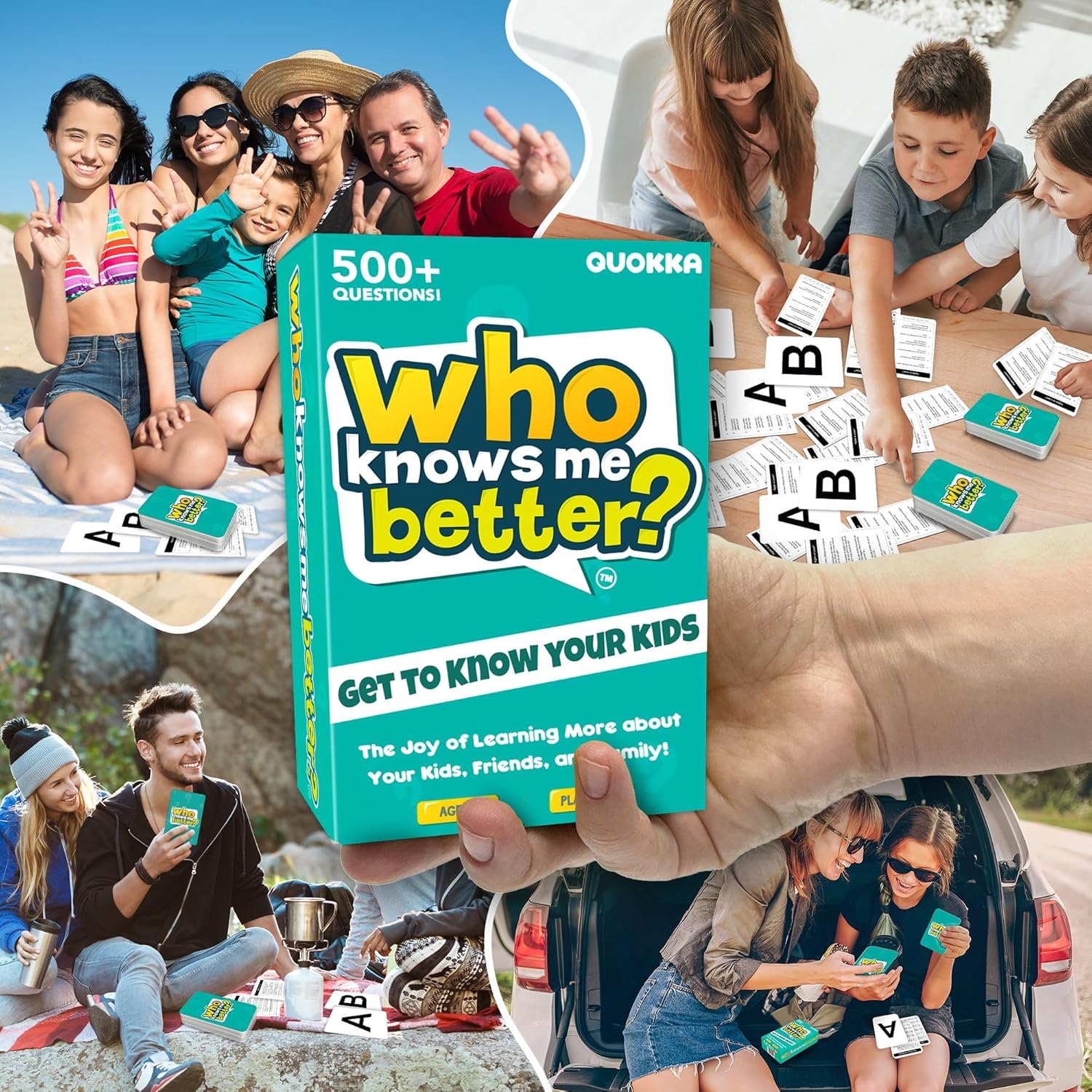 Card Games For Kids - Board Games for 5 - 8 Year Olds - Who Knows Me Better? - Kids & Family Card Quiz by QUOKKA - Fun & Educational Questions for Children & Families - Image 6