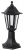 Pro Elec Outdoor Lantern Post Top Light, IP44, Black, Mains Powered