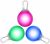 3 Pack LED Dog Collar Light, Light Up Dog Collars, Clip-On LED Pet Tag Three Modes for Night Walking, Running, Camping, Climbing