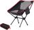 Trail Folding Camping Chair, Lightweight Outdoor Chair, Heavy Duty Tubular Steel Frame, Fast-Drying Polyester, Carry Bag, 100kg Capacity for Travel, Backpacking, Hiking, Picnics, Fishing