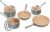 Ninja Extended Life 5-Piece Ceramic Cookware Set (20 & 24cm Frying Pans + 16, 18 & 20cm Saucepans & Lids), Non-Stick (No PFAs, PFOAs, Lead or Cadmium), Oven Safe 285°C, Terracotta/Grey, CW95000EUUKDB