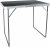 Harbour Housewares Folding Table – 80cm x 60cm – Black – Small Metal Trestle Tables Foldable Portable Side Table for Indoor, Outdoor, Garden, BBQ, Pinic, Dining, Camping