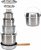 KingCamp Camping Cookware Set, 304 Stainless Steel Campfire Cooking Pots Pan and Kettle with Travel Tote Bag for Camping Outdoor Kitchen Cooking Picnic for 4-6