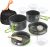 Lixada Camping Cookware, 2-3 People Multifunctional Portable Cooking Set for Outdoor Camping Hiking Picnic