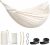 Chihee Cotton Hammock Large Soft Breathable Camping Hammock Holds Up to 660lbs Portable Tree Hammock with Detachable Spreader Bar Pillow 2 Strong Webbings 2 Carabiners Patio Garden Indoor Outdoor