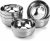 ZENFUN 6 Pack Stainless Steel Bowls, 17.5 Oz/500ml Double Walled Insulated Snack Bowl Set, Lightweight Salad Bowls Metal Soup Bowls Multipurpose Dinner Bowl for Rice, Fruit, Cereal, Dishwasher Safe