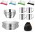 29 Pcs Stainless Steel Cutlery Set with Bowls, Plates, Cups, Forks, Spoons and Knives for 4 People. Travel Cutlery Set for Backpacking, Outdoor Camping, Hiking and Picnic