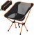 Folding Camping Chair, Strong Sturdy Portable Chair with Carry Bag, Backpack Camp Chair Ultra lightweight for Travel, Hiking, Festivals, Garden, Fishing, Beach and BBQs (Orange/Black)