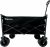 Requena Folding Wagon with Wide Wheels – Portable Trolley for Camping, Beach, Garden, Picnic, Fishing & Shopping – Adjustable Handle, 330lb Heavy-Duty Foldable Cart on Wheels, C-2402 Black