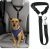 Durable Dog Seat Belt – 15.7~21.7 Inches Secure Adjustable Pet Car Tether for Safety – Black