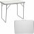 Crystals Portable Folding Table for Indoor Outdoor Picnic Party Dining Camping Accessories | 5076-WHITE