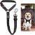 Dog Seat Belts For Cars Uk Headrest Dog Car Seat Belt Adjustable Car Harness Pet Dogs Safety Seatbelt Anti Shock Elastic Puppy Restraint Strong Leash Leads For Dogs Pets Safety (BLACK)
