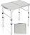 REDCAMP 2ft Folding Camping Table with 3 Adjustable Heights, Portable Foldable Picnic Tables for Outdoor Indoor Kitchen Garden, 3 Heights (26/50/66)