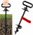 Ground Anchor Dog, 12mm Dog Stake for Medium to Large Dogs up to 220 lbs, Spiral Blade Dog Stake for Yard Beach Lawn Outdoor (Black)