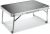 Trail Low Camping Table Folding Lightweight Lockable Aluminium Frame with Handle W60cm x D40cm x H26cm Black