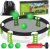 Spike Ball Game Set 87cm – Outdoor Roundnet Game Kit with Net, 2 Balls, Pump and Carry Bag – Portable Garden, Beach, Camping and Park Ball Game for Adults and Kids