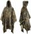 Waterproof Rain Cape Raincoat, Infreecs Rain Poncho for outdoor Camping Military cycling traveling, Hooded Rainwear with Emergency Grommet Corners for Shelter Use