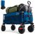 TIMBER RIDGE Festival Trolley on Wheels with Brakes, 200L Folding Camping Trolley Cart with Adjustable Handle & Cover Bag, 100kg Heavy Duty Cart Wagon for Shopping Outdoor Garden Picnic