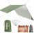 Unigear Tarp Rain Fly Tarp Waterproof Tent Cover Hiking Shelter Foldable Lightweight Waterproof for Camping and Protection Against Rain, Snow and Sun