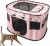 Foldable Pet Playpen, Portable Dog Cat Kennel Cage, Indoor/Outdoor Pop up Pet Tent Fence, Rectangle Delivery Room Pets Tent for Puppy Dog Kitten Cat